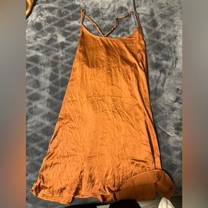 Stars Above Burnt Orange Cami Dress